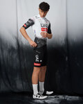 PISSEI Kolesarski brezrokavnik - UAE TEAM EMIRATES 2025 - bela/črna