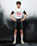 PISSEI Kolesarska  majica s kratkimi rokavi - UAE TEAM EMIRATES 2025  - bela/črna