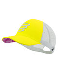COMPRESSPORT Kolesarska kapa - TRUCKER CAP - rumena/siva