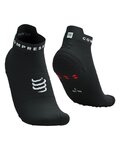COMPRESSPORT Kolesarske nizke nogavice - PRO RACING SOCKS V4.0 RUN - črna