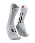 COMPRESSPORT Kolesarske klasične nogavice - PRO RACING SOCKS V4.0 ULTRALIGHT BIKE - siva