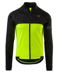 AGU Kolesarska  podaljšana jakna - ESSENTIAL HIVIS WNT - rumena/črna