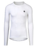 AGU Kolesarska  majica z dolgimi rokavi - EVERYDAY - bela