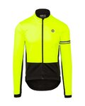 AGU Kolesarska  podaljšana jakna - WINTER ESSENTIAL - črna/rumena
