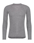 AGU Kolesarska  majica z dolgimi rokavi - WINTERDAY MERINO - siva