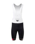 AGU Kolesarske kratke hlače z naramnicami - JUMBO-VISMA 2021 - črna