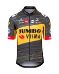 AGU Kolesarski dres s kratkimi rokavi - JUMBO-VISMA 2021 TDF - črna/rumena