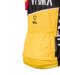 AGU Kolesarski dres s kratkimi rokavi - JUMBO-VISMA 22 KIDS - rumena/črna