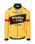 AGU Kolesarski dres z dolgimi rokavi poletni - JUMBO-VISMA 2022 - rumena/črna