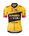 AGU Kolesarski dres s kratkimi rokavi - JUMBO-VISMA 23 LADY - rumena/črna