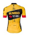 AGU Kolesarski dres s kratkimi rokavi - JUMBO-VISMA 23 LADY - rumena/črna