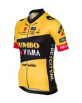 AGU Kolesarski dres s kratkimi rokavi - JUMBO-VISMA 23 LADY - rumena/črna
