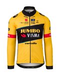 AGU Kolesarski dres z dolgimi rokavi poletni - JUMBO-VISMA 2023 - rumena/črna