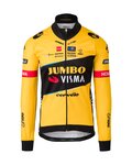 AGU Kolesarska  podaljšana jakna - JUMBO-VISMA 2023 - črna/rumena