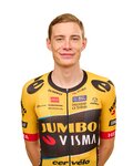 AGU Kolesarski dres s kratkimi rokavi - JUMBO-VISMA 2023 JONAS VINGEGAARD - črna/rumena