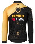 AGU Kolesarski dres z dolgimi rokavi poletni - JUMBO-VISMA VELODROME TDF 2023 - rumena/črna