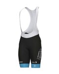 ALÉ Kolesarske kratke hlače z naramnicami - BAHRAIN VICTORIOUS 2023 - črna