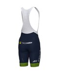 ALÉ Kolesarske kratke hlače z naramnicami - SLOVENIA NATIONAL 23 - zelena/modra