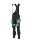 ALÉ Kolesarski zimski set - FIORI LADY WINTER - črna/zelena