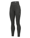 ALÉ Kolesarske dolge hlače brez naramnic - ESSENTIAL LADY WNT - črna