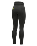 ALÉ Kolesarske dolge hlače brez naramnic - ESSENTIAL LADY WNT - črna