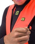 ALÉ Kolesarski brezrokavnik - R-EV1 CLIMA PROTECTION 2.0 THERMO - oranžna