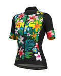 ALÉ Kolesarski dres s kratkimi rokavi - SARTANA LADY - večbarvno/črna