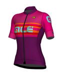 ALÉ Kolesarski dres s kratkimi rokavi - SUMMER LADY - rožnata/vijolična