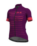 ALÉ Kolesarski dres s kratkimi rokavi - ERGO LADY  - vijolična
