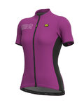 ALÉ Kolesarski dres s kratkimi rokavi - COLOR BLOCK LADY - vijolična