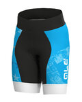 ALÉ Kolesarske kratke hlače brez naramnic - STELLE KIDS - modra/črna