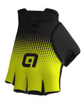ALÉ Kolesarske rokavice s kratkimi prsti - DOTS  - rumena/črna