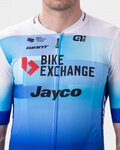 ALÉ Kolesarski dres s kratkimi rokavi - BIKE EXCHANGE 2022 - bela/modra