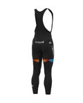 ALÉ Kolesarske dolge hlače z naramnicami - BAHRAI VICTORIOUS 22 - črna