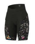 ALÉ Kolesarske kratke hlače brez naramnic - VERSILIA LADY - črna