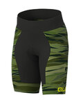 ALÉ Kolesarske kratke hlače brez naramnic - ROCK KIDS - zelena/črna