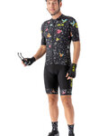 ALÉ Kolesarski dres s kratkimi rokavi - VERSILIA - črna