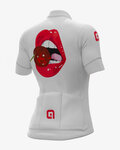 ALÉ Kolesarski dres s kratkimi rokavi - SMILE LADY - bela