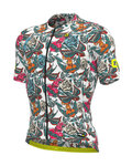 ALÉ Kolesarski dres s kratkimi rokavi - PR-R TATTOO - oranžna/rožnata/črna/bela/rdeča
