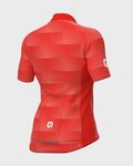 ALÉ Kolesarski dres s kratkimi rokavi - SOLID SHARP LADY - rdeča