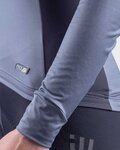 ALÉ Kolesarski dres z dolgimi rokavi zimski - BULLET LADY WINTER - črna