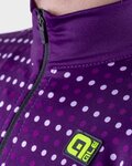 ALÉ Kolesarski dres z dolgimi rokavi zimski - BULLET LADY WINTER - vijolična