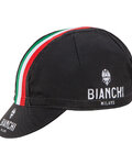 BIANCHI MILANO Kolesarska kapa - NEON - črna