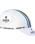 BIANCHI MILANO Kolesarska kapa - NEON - bela