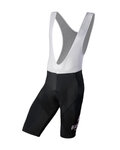 BIANCHI MILANO Kolesarske kratke hlače z naramnicami - LEGEND - črna
