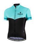 BIANCHI MILANO Kolesarski dres s kratkimi rokavi - GINOSA LADY - modra/črna