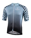 BIANCHI MILANO Kolesarski dres s kratkimi rokavi - CEDRINO - svetlo modra