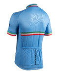 BIANCHI MILANO Kolesarski dres s kratkimi rokavi - ISALLE - modra