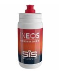 ELITE Kolesarska steklenica za vodo - FLY INEOS GRENADIERS 550ml - oranžna/bela/rdeča