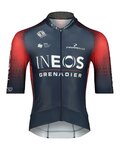 BIORACER Kolesarski dres s kratkimi rokavi - INEOS GRENADIERS '22 - modra/rdeča